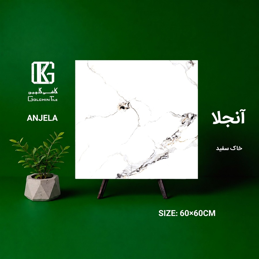 سرامیک خاک سفید آنجلا 60×60